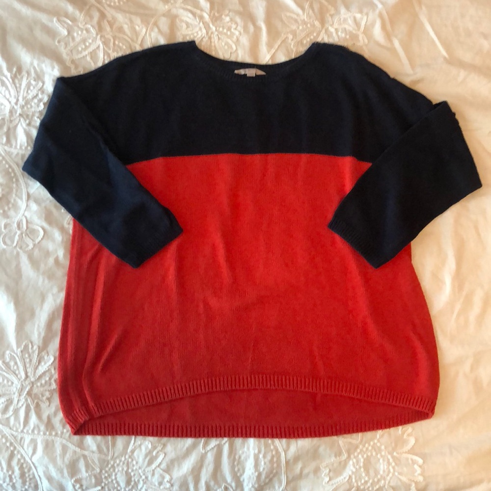 Colorblock sweater